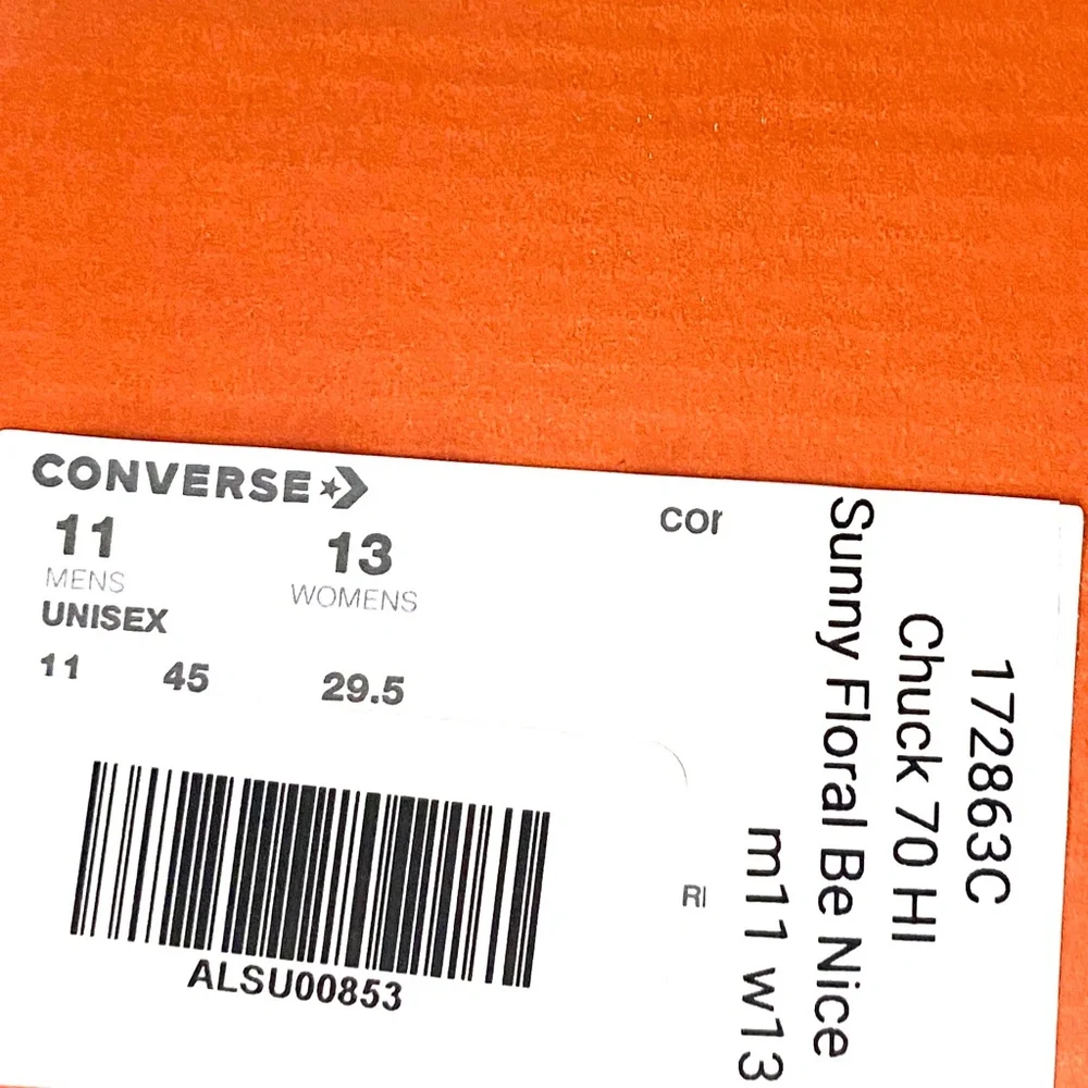 Converse Chuck Taylor 70 All Star High Top White Canvas Men’s Sneakers 172863C - Picture 11 of 12